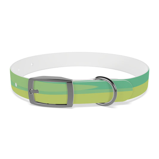 Pastel Green Patches Small Dog Collar