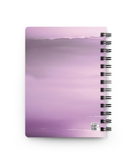 Dark Pink Sea Amethyst Fog Spiral Bound Journal, 5" x 7" 150 pages