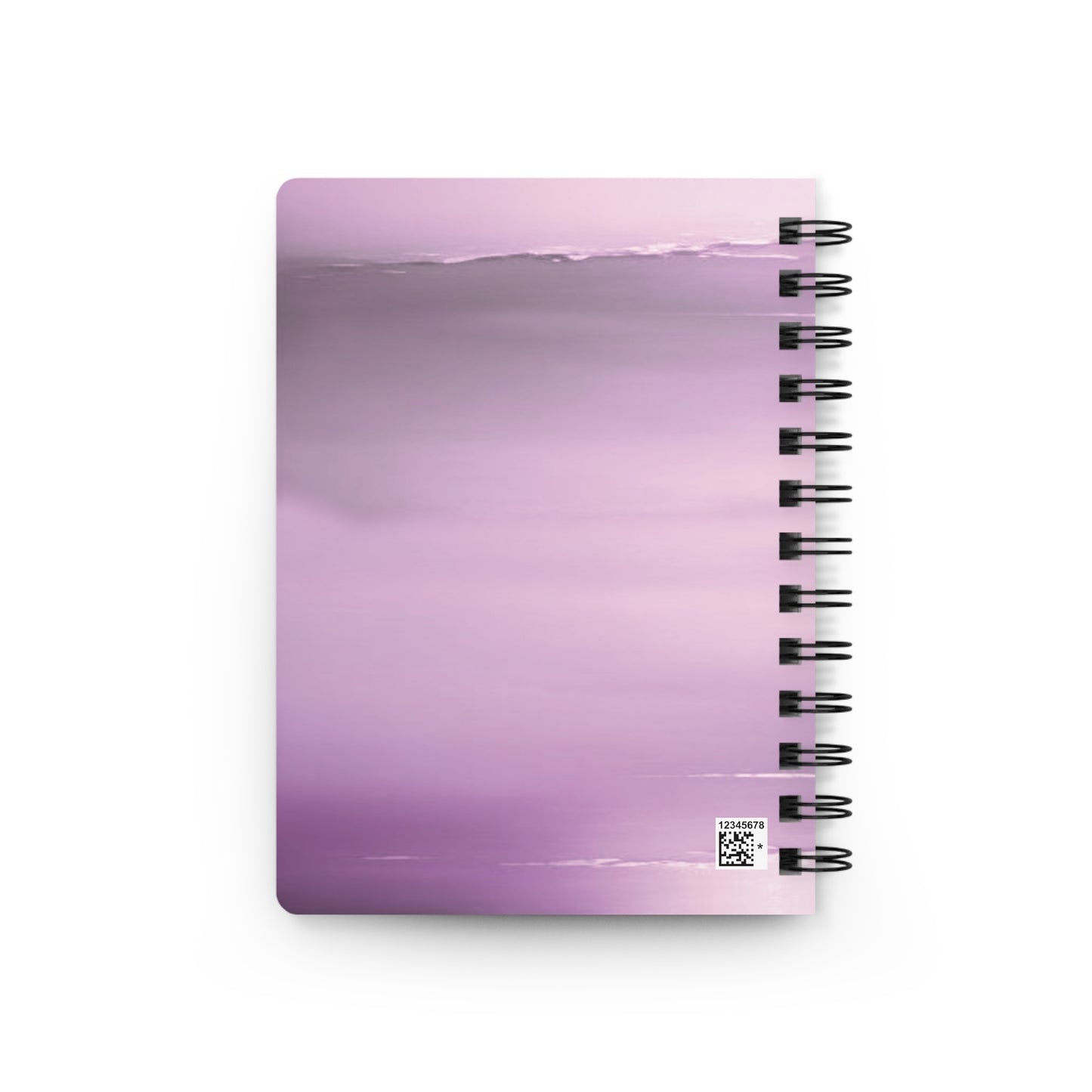 Dark Pink Sea Amethyst Fog Spiral Bound Journal, 5" x 7" 150 pages