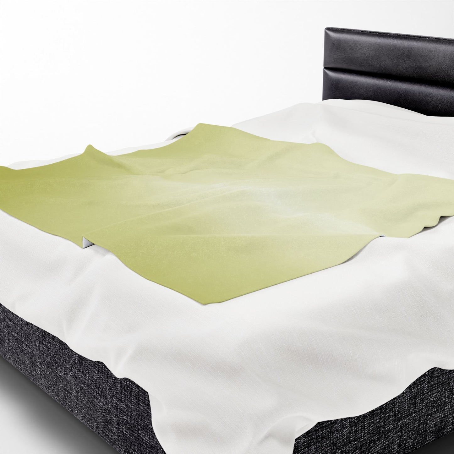 Lemon Fade Velveteen Plush Blanket, 50" x 60"