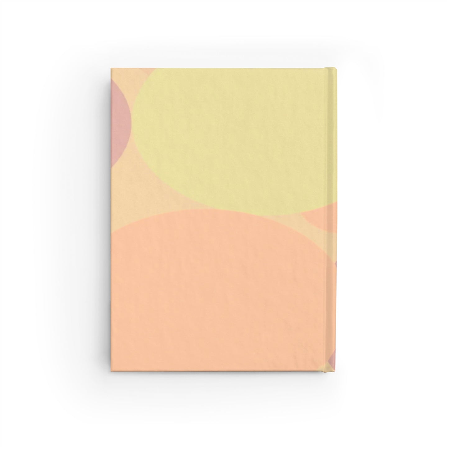 Pastel Hot Peach Patches 5" x 7" Journal - 128 Ruled Line pages