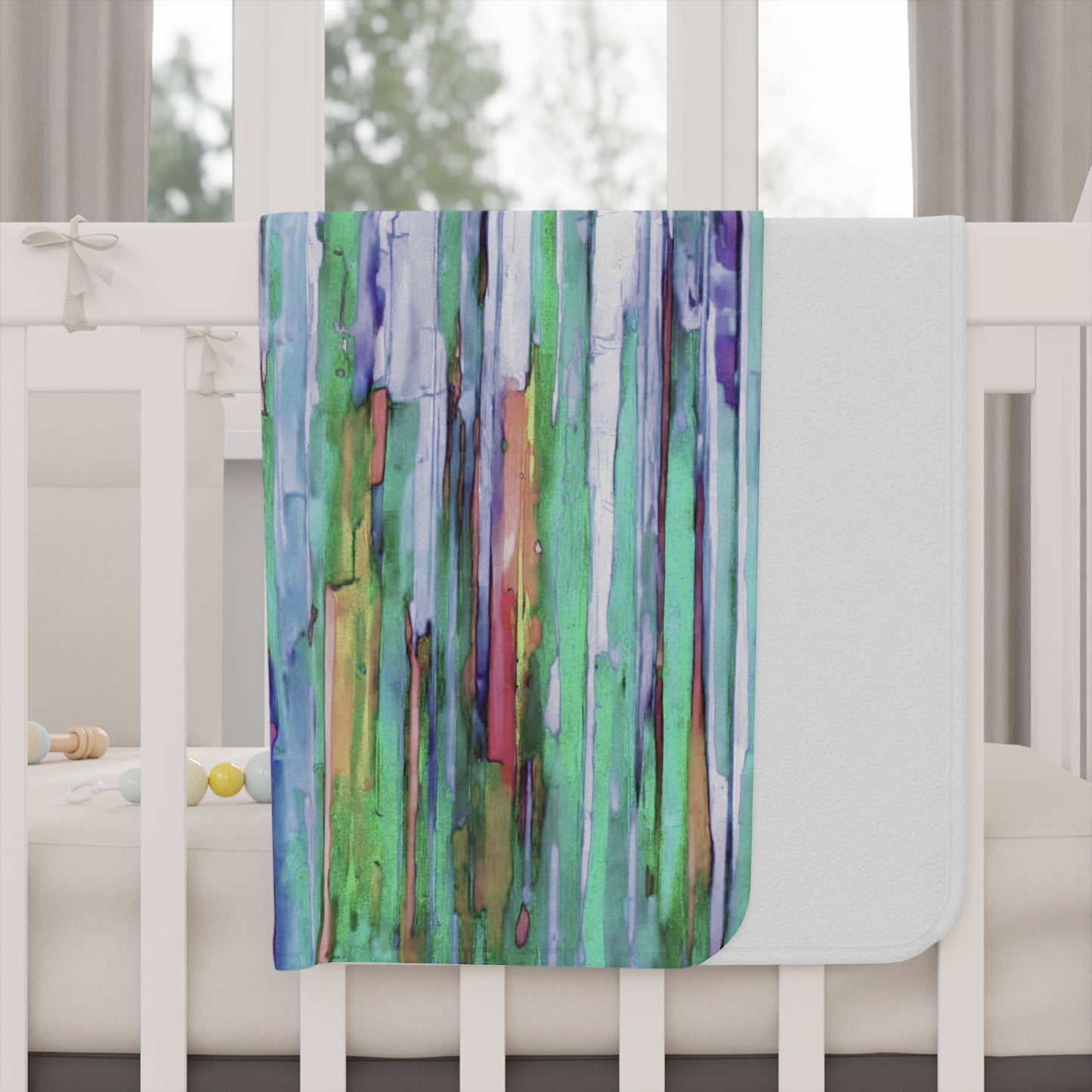 Striped Pastels Toddler Blanket, 30" x 40"