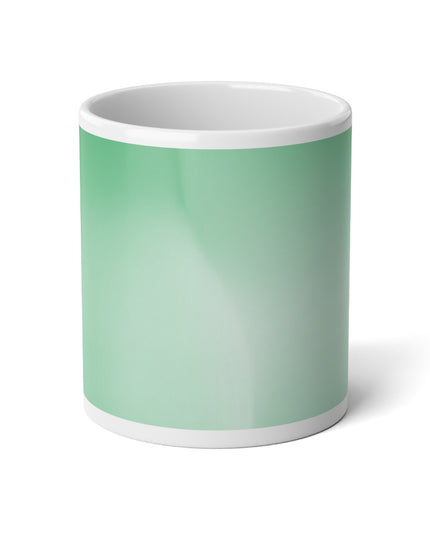 Mint Fade 20 oz White Glossy Jumbo Mug