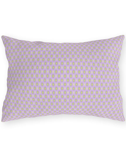 Magenta Star-crossed Bodies Outdoor Pillow, 20" x 14"