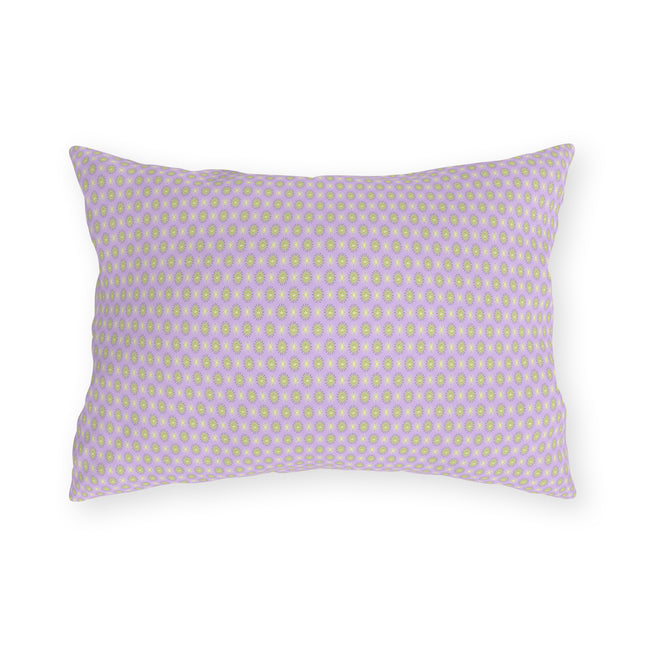 Magenta Star-crossed Bodies Outdoor Pillow, 20" x 14"
