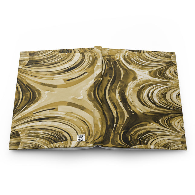 Uzi Spiral Light Brown 5.75" x 8" Hardcover Journal Matte with 150 lined pages