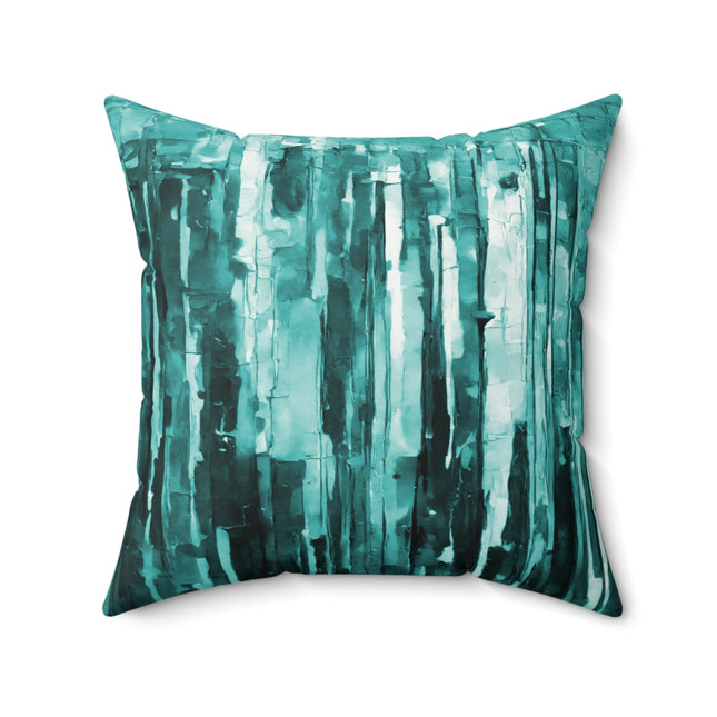 Striped Tif 20" x 20" Faux Suede Square Pillow