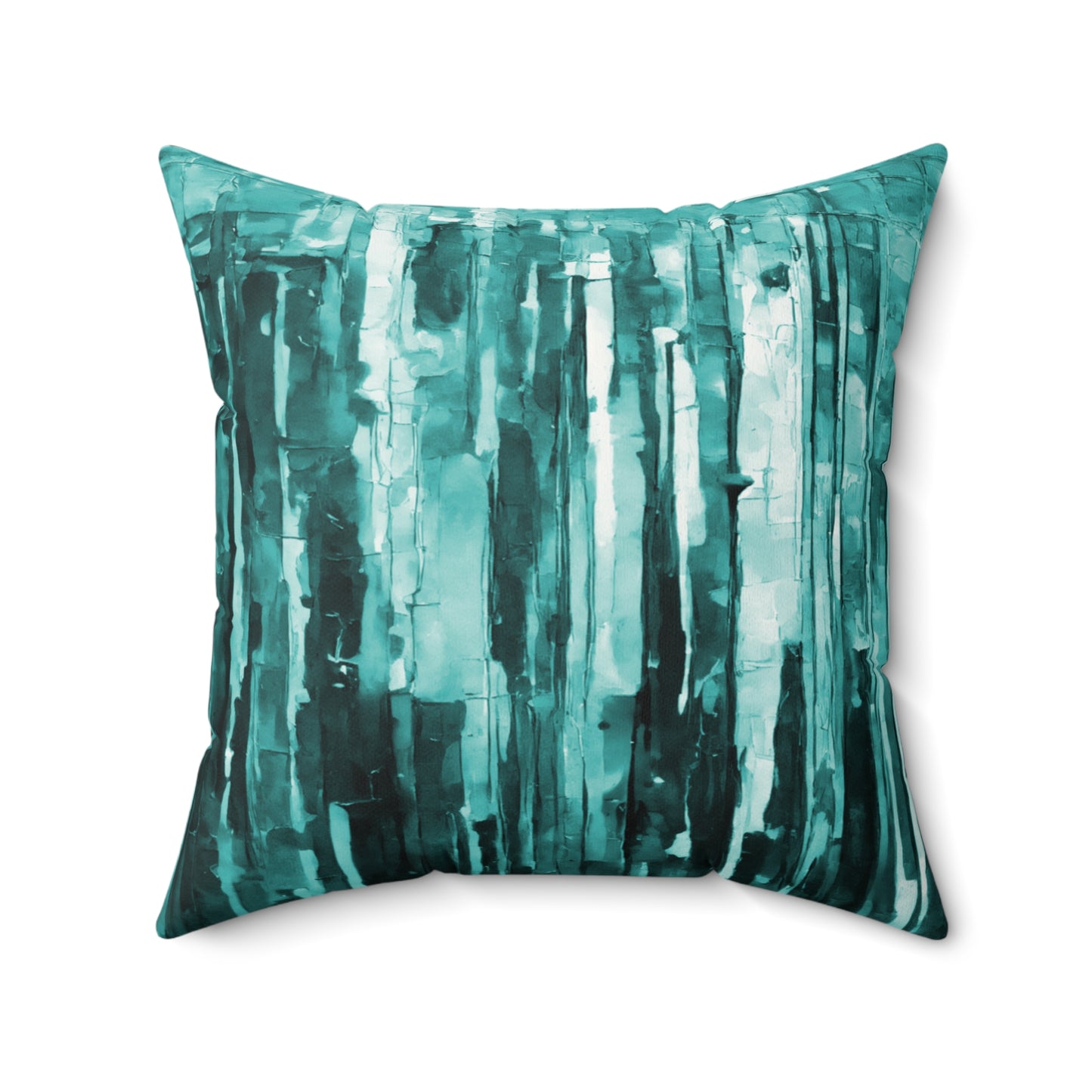 Striped Tif 20" x 20" Faux Suede Square Pillow