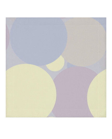 Pastel Soft Blue and Soft White Patches Face Towel, 13" x 13"