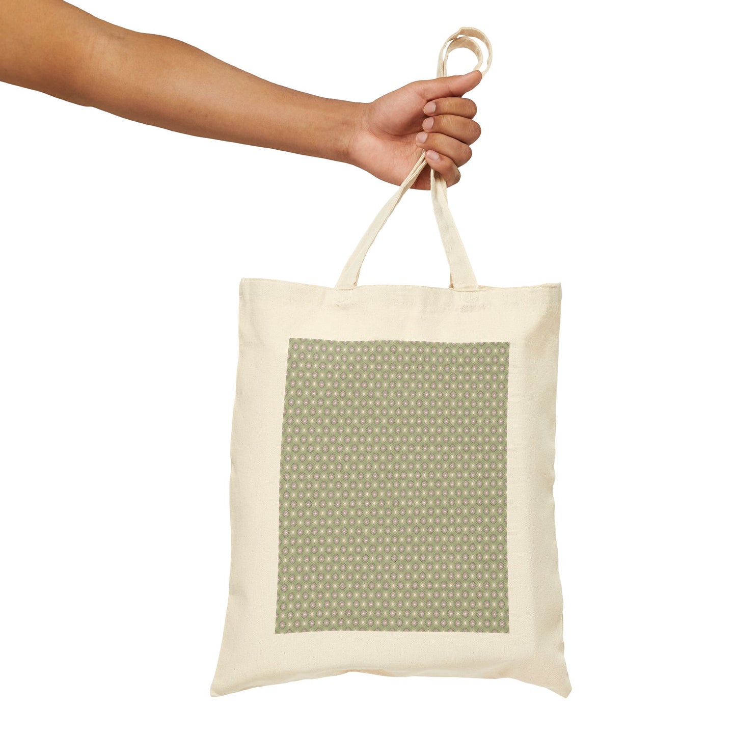 Olive Star-crossed Bodies Cotton Canvas Tote Bag