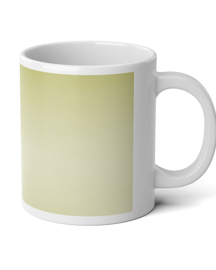 Lemon Fade 20 oz White Glossy Jumbo Mug