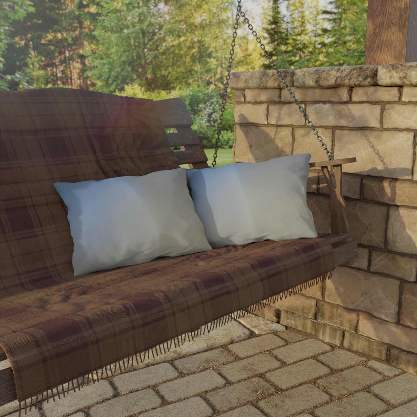 Cobalt Fade 20" x 14" Outdoor Pillow
