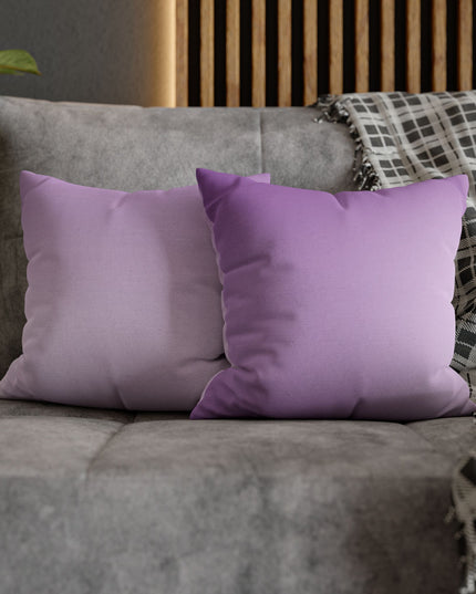 Soft Lavender Fade Spun Polyester Square Pillowcase, 14" x 14"