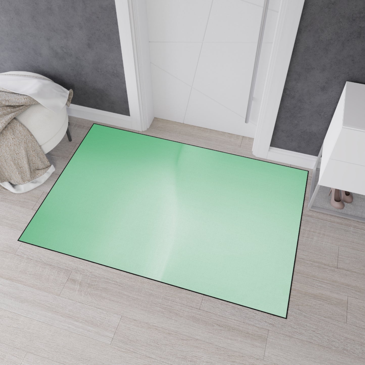 Mint Fade 48" x 72" Heavy Duty Floor Mat