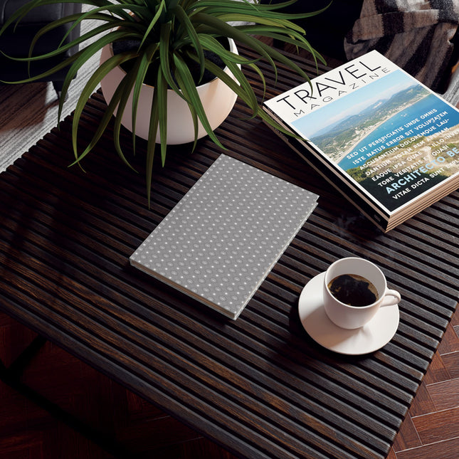 Desaturated Star-crossed Bodies Hard Backed Journal with 128 blank pages, 5.2" x 7.4"