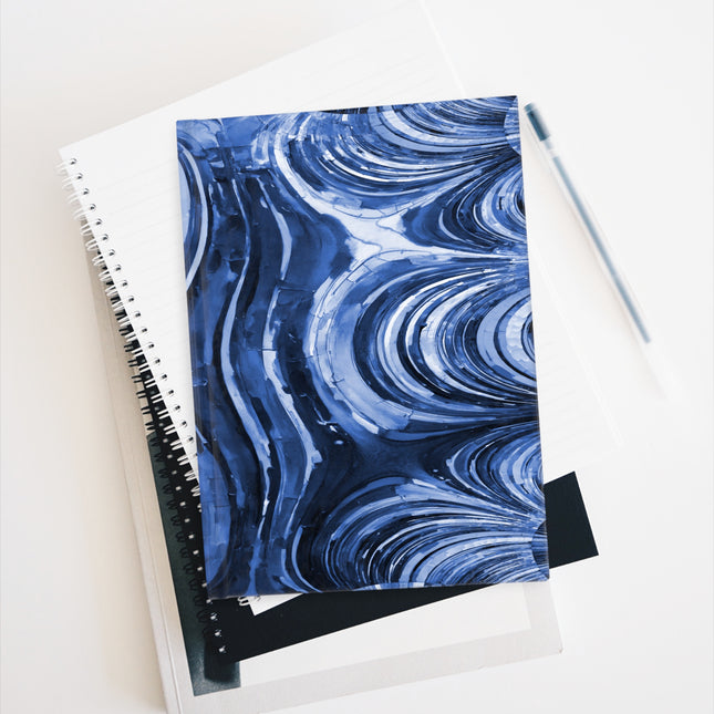 Uzi Spiral Deep Blue 5" x 7" Journal - 128 Ruled Line pages
