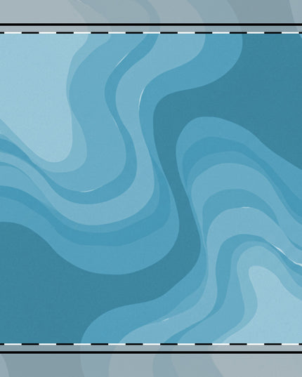 Sky Blue Wavey Poly Twill Napkin, 10" x 10"