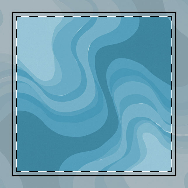 Sky Blue Wavey Poly Twill Napkin, 10" x 10"