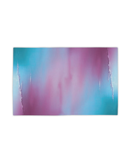 Wine Sea Blue Fog Beach Towel, 18" x 27"