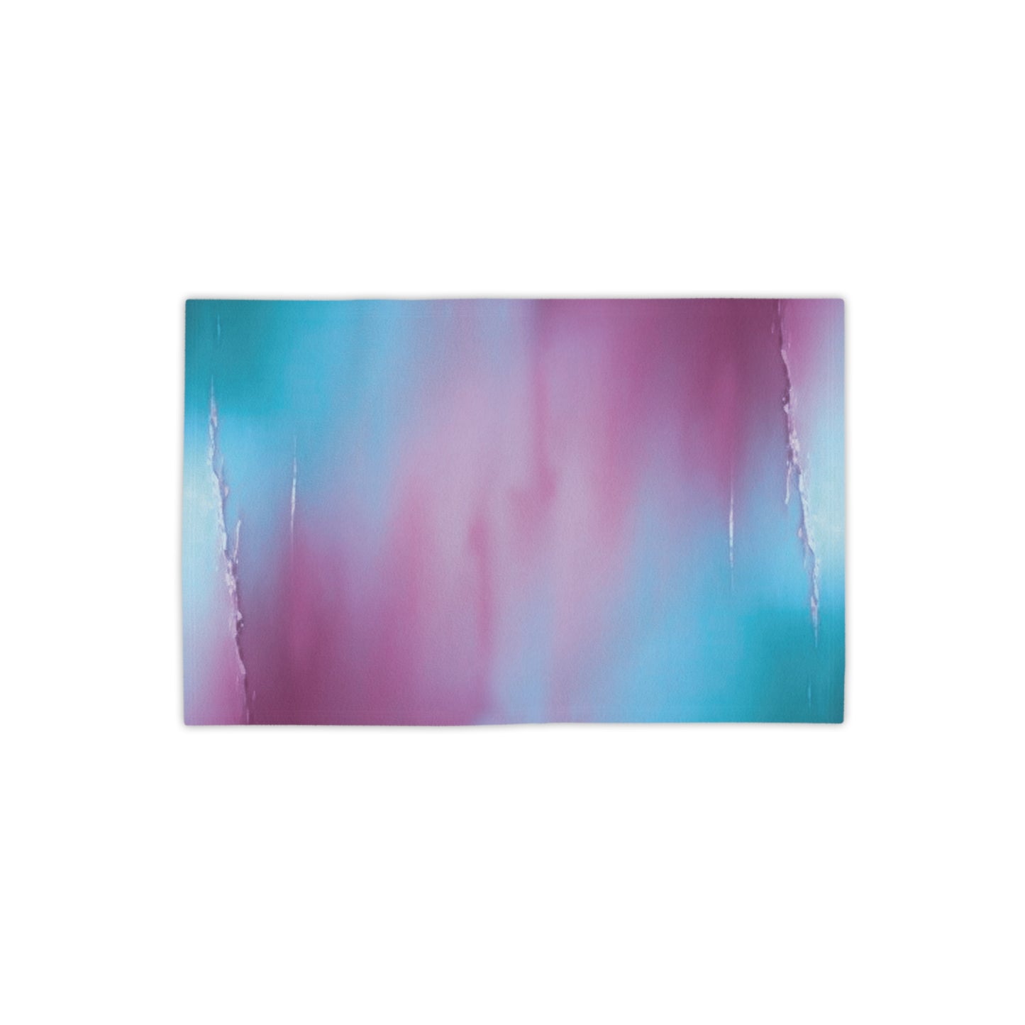 Wine Sea Blue Fog Beach Towel, 18" x 27"