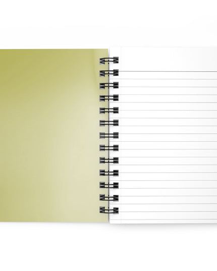 Lemon Fade Spiral Bound Journal, 5" x 7" 150 pages