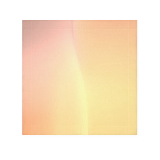 Hot Peach Fade Face Towel, 13" x 13"