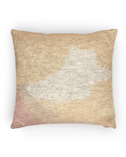 Hot Peach Fade Woven Pillow, 17" x 18"
