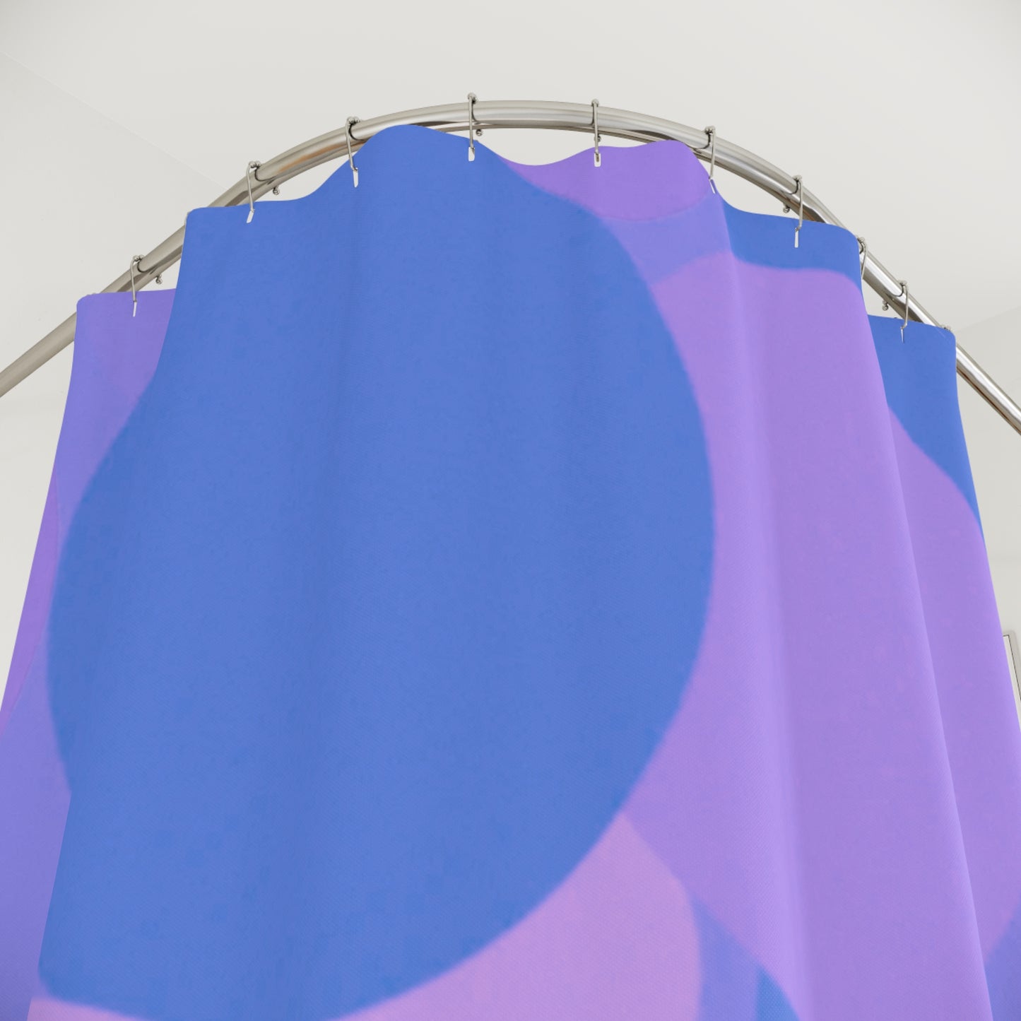 Pastel Purple Family Patches Shower Curtains, 71" x 74"
