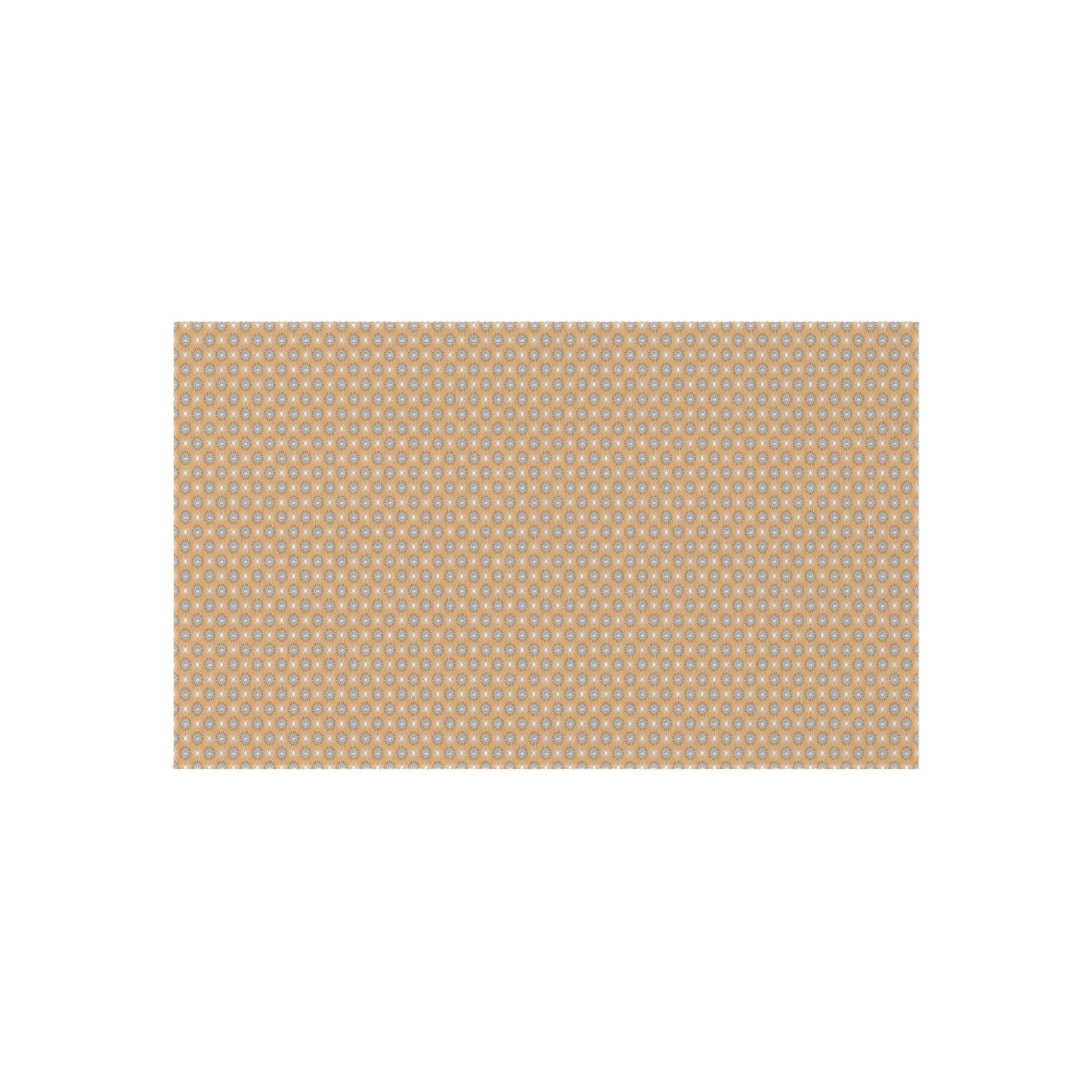 Tan Sunset Star-crossed Bodies Outdoor Rug, 36" x 60"