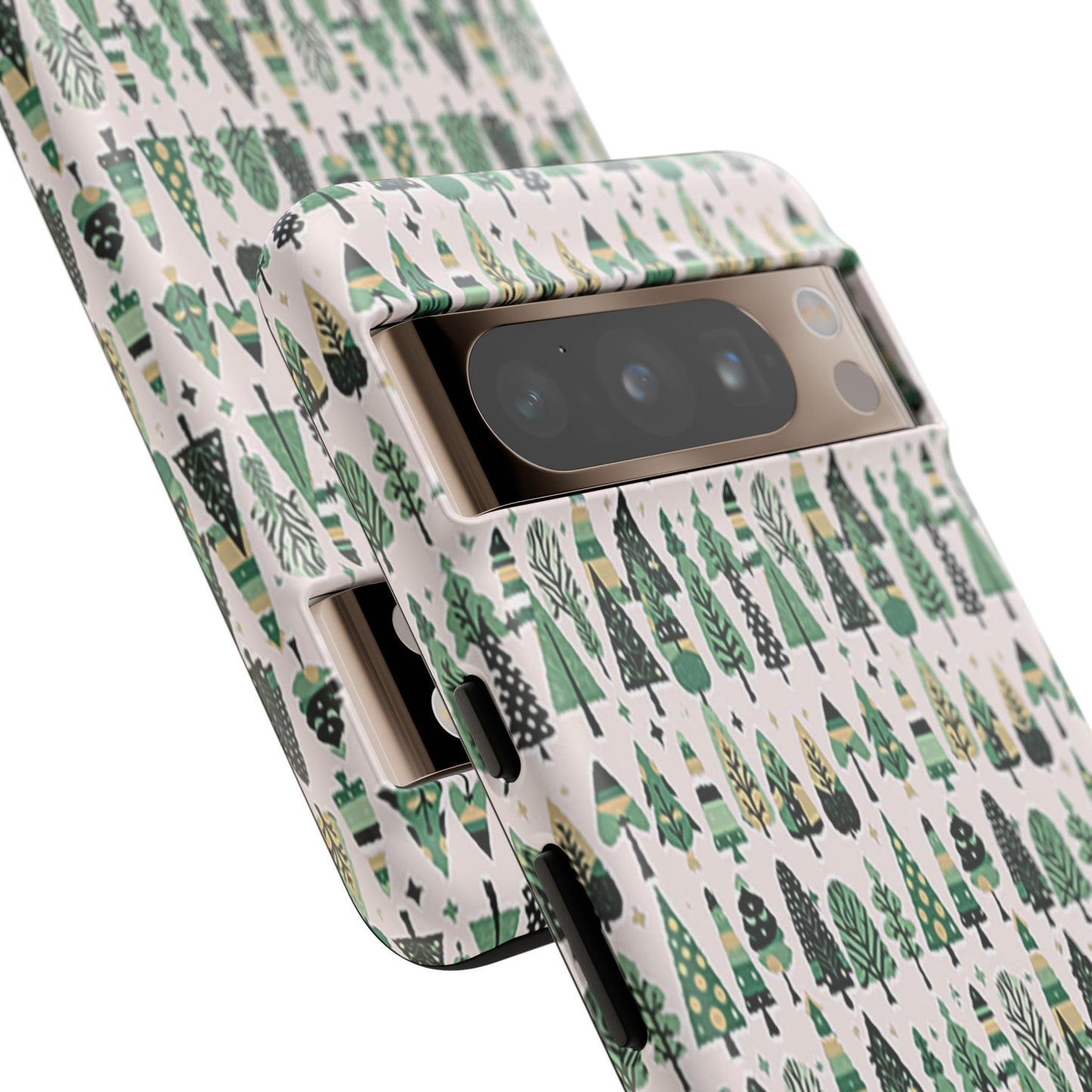 Mini Vintage Green Trees Google Pixel 8 Pro Tough Cases