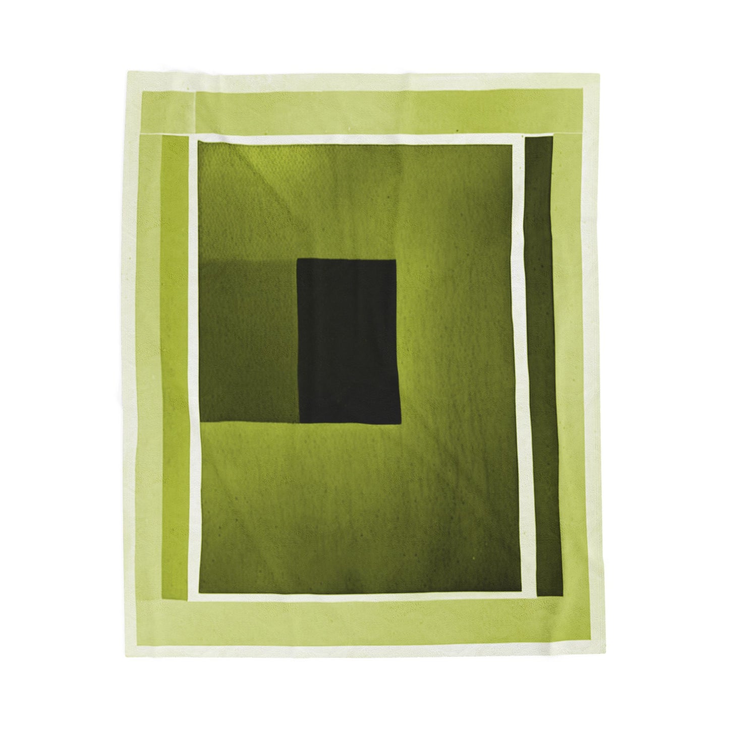 Lemongrass Shadow Velveteen Plush Blanket, 50" x 60"