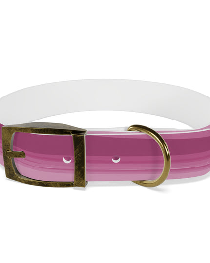 Pinky Mauve Wavey Medium Dog Collar