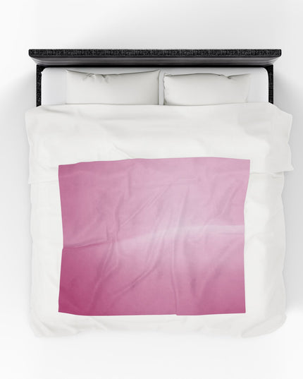 Pink Blush Fade Velveteen Plush Blanket, 50" x 60"