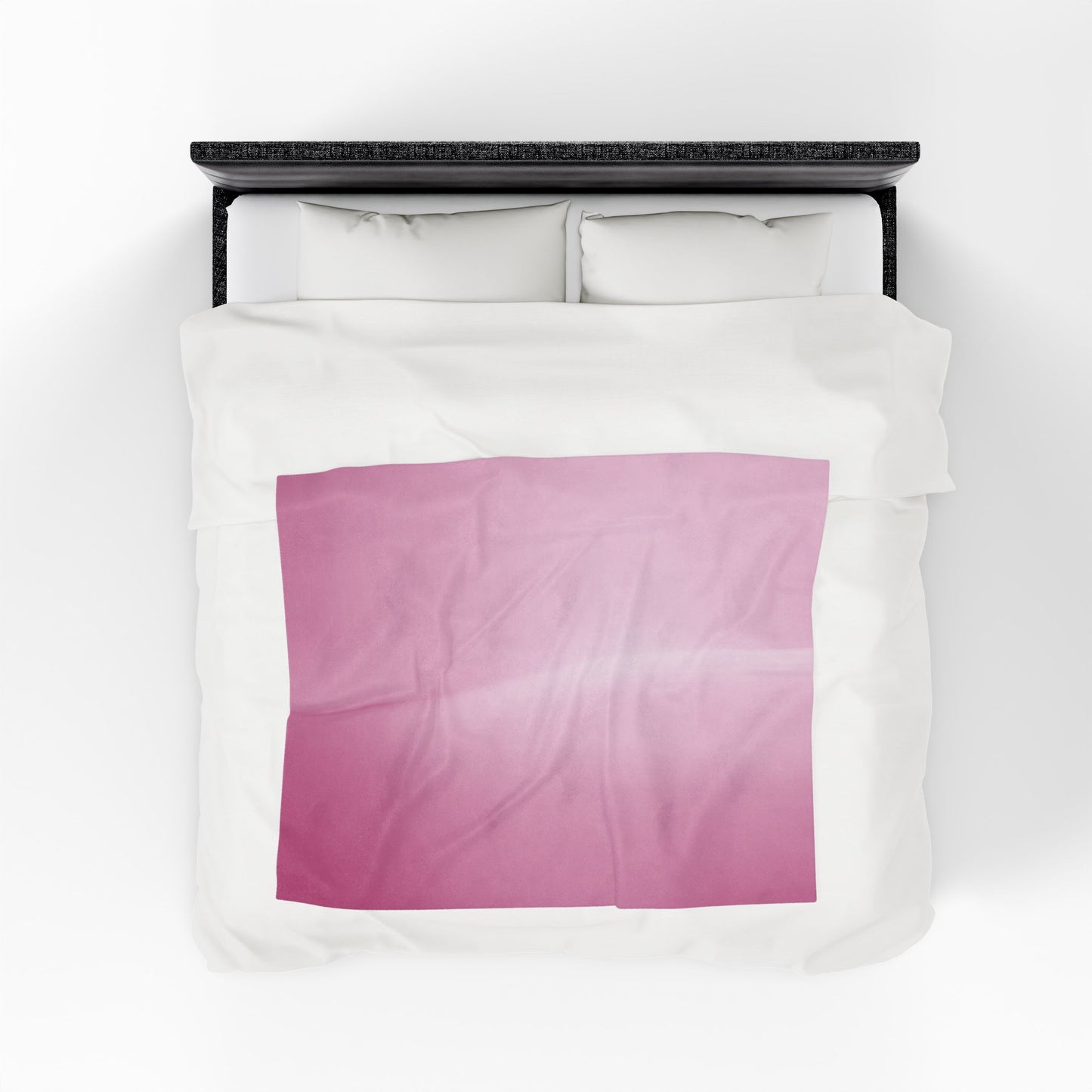 Pink Blush Fade Velveteen Plush Blanket, 50" x 60"