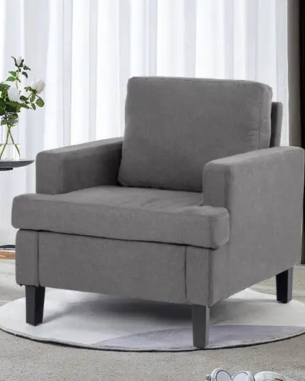 Upholstered Single Sofa Chair, Living Room, Bedroom