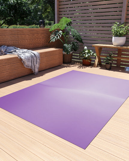Purple Golden Fade Outdoor Rug, 60" x 84"