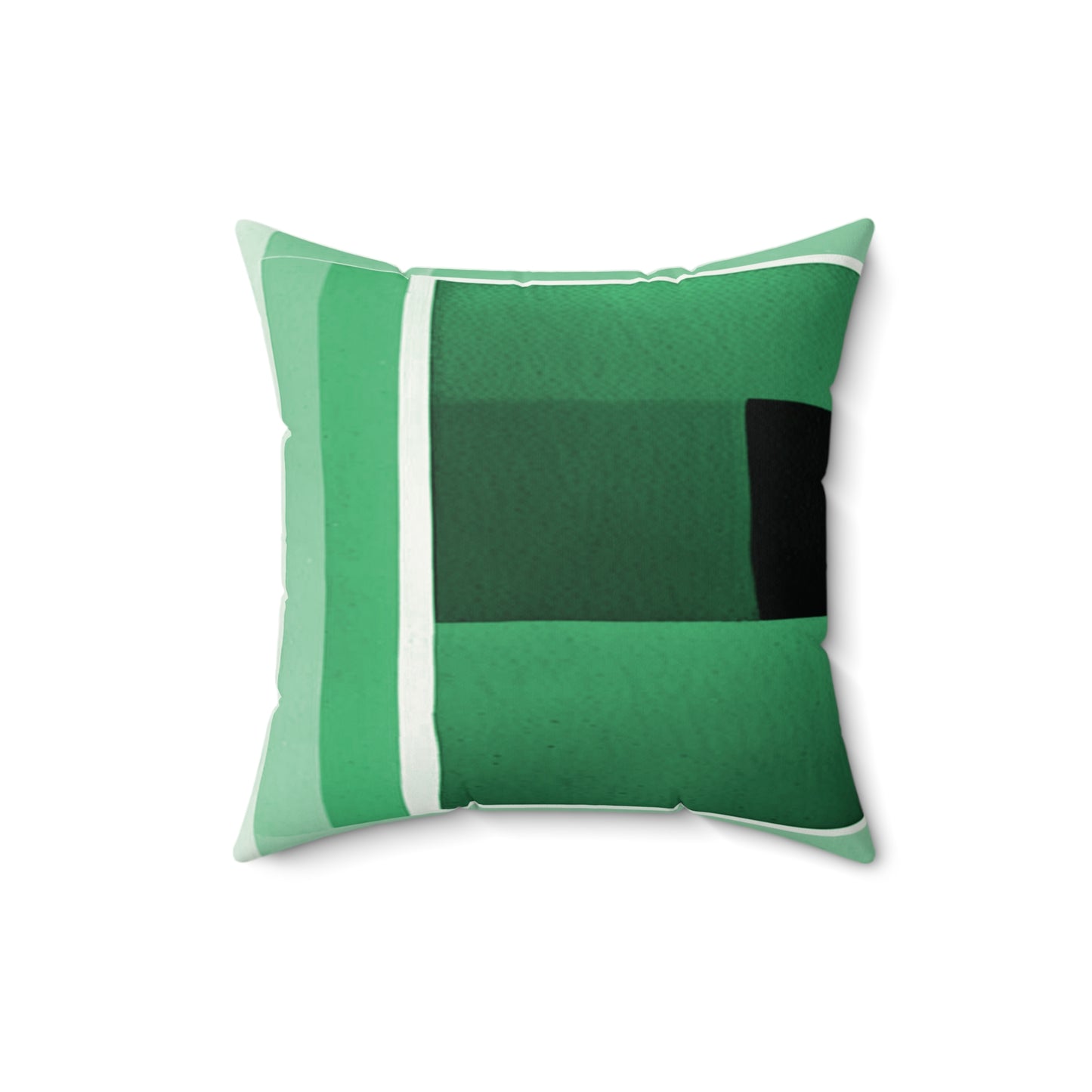 Mint Shadow 16" x 16" Faux Suede Square Pillow