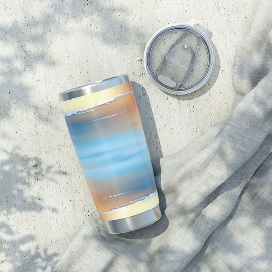 Blue Sea Red Orange Fog Vagabond 20oz Tumbler