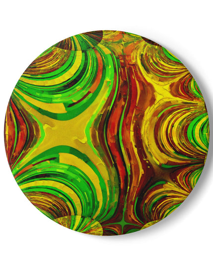 Uzi Spiral Beta 4" x 4" Round Ceramic Coaster