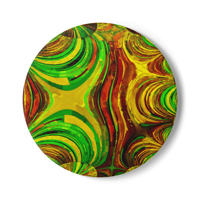 Uzi Spiral Beta 4" x 4" Round Ceramic Coaster