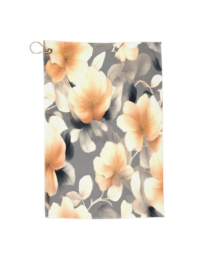 Soft Blossom Floral Bunch Golf Towel, 16" x 24"