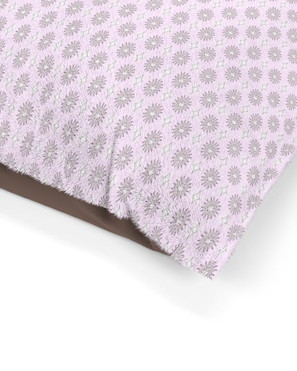 Pink Mornings Star-crossed Bodies Pet Bed, 50" × 40"