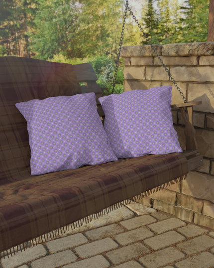 Lavender Star-crossed Bodies 18" x 18" Outdoor Pillow