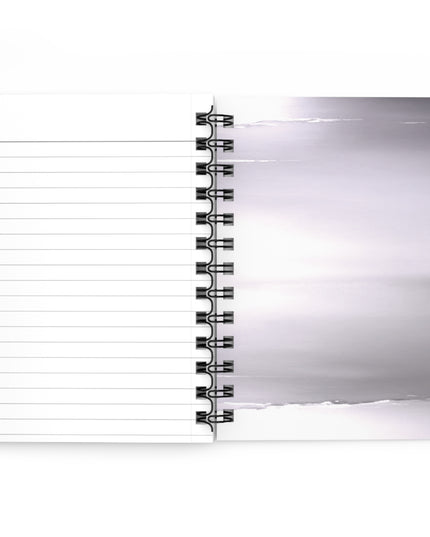 Sephia Sea Dark Fog Sea Purple Fog Spiral Bound Journal, 5" x 7" 150 pages