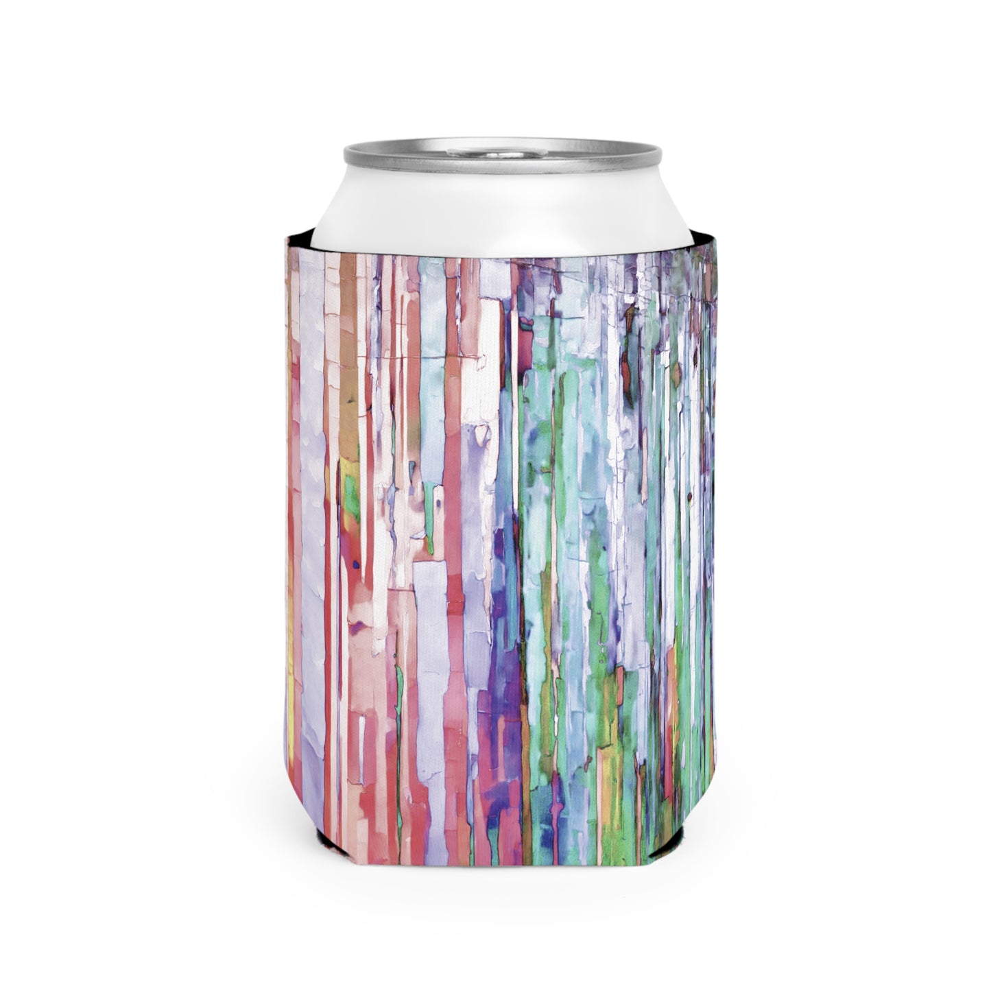 Striped Pastels 12 oz Can Cooler Sleeve