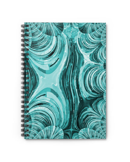 Uzi Spiral Beta Spiral Notebook - Ruled Line, 6" x 8", 118 pages