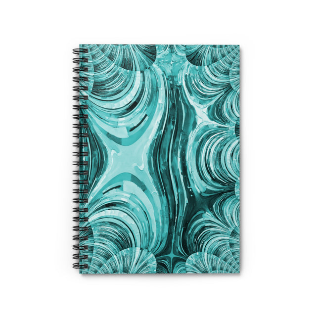Uzi Spiral Beta Spiral Notebook - Ruled Line, 6" x 8", 118 pages