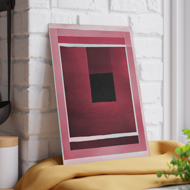 Red Shadow 8" x 11" Glass Cutting Board