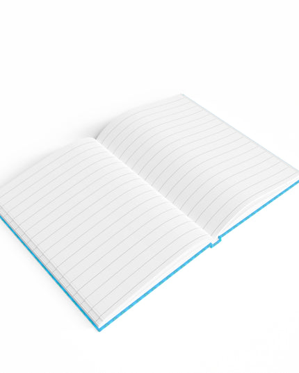 Light Blue Star-crossed Bodies Journal - 128 Ruled Line pages - 5" x 7"