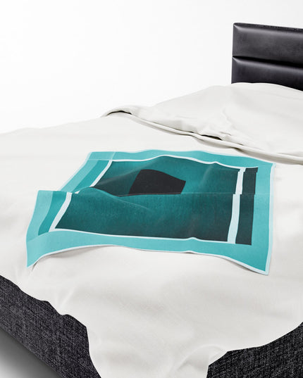 Tif Shadow Velveteen Plush Blanket, 30" x 40"